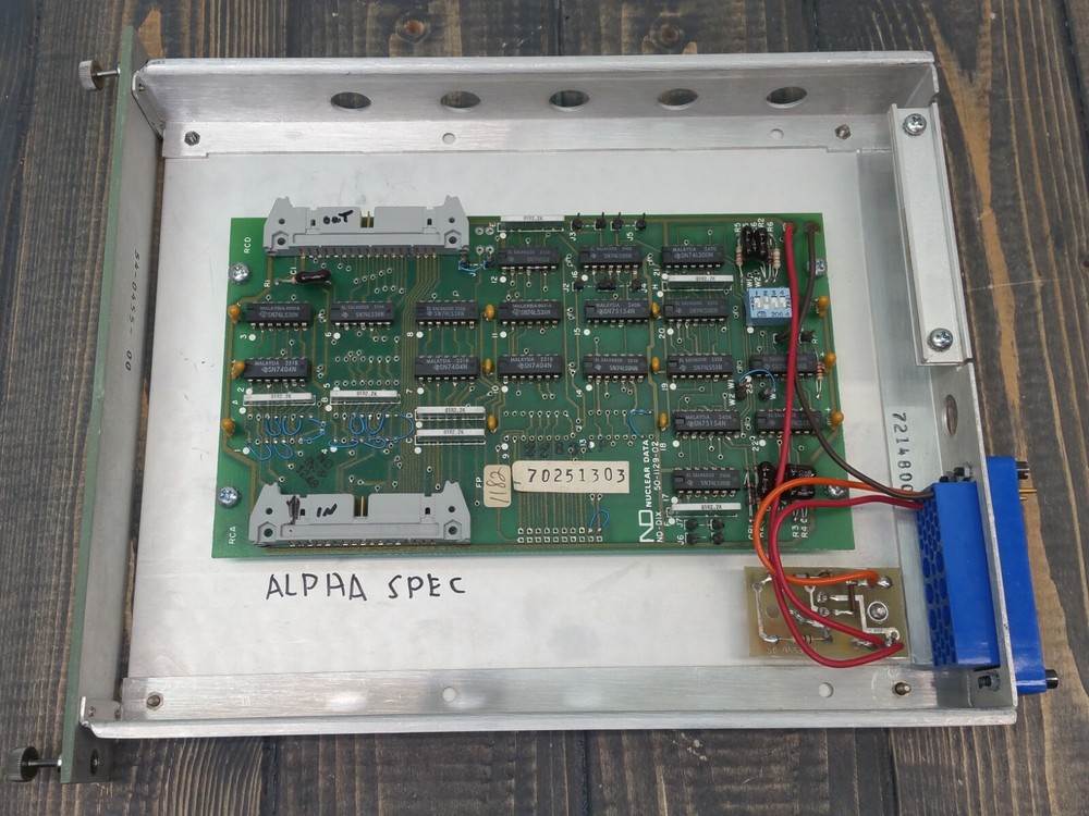 ND ND551 ACL Nuclear Data Module Alpha Spec