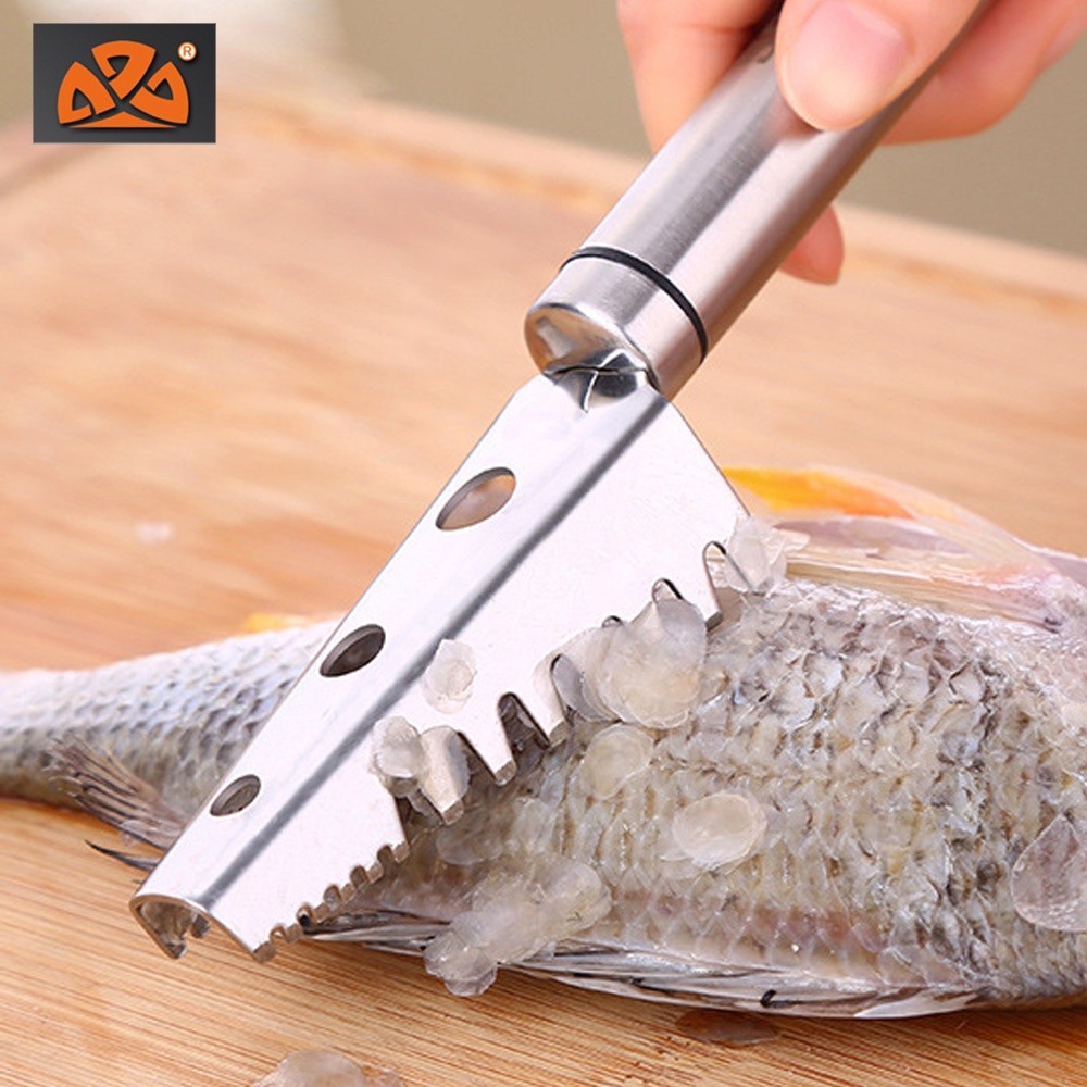 Kitchen household small tool 304 stainless steel fish scale planer