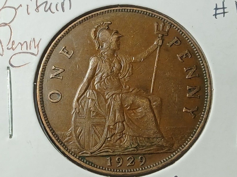 1929 Great Britain Large Penny #1