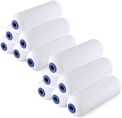 Foam Paint Roller Set 4 Inch Mini Rollers for Walls and Cabinets