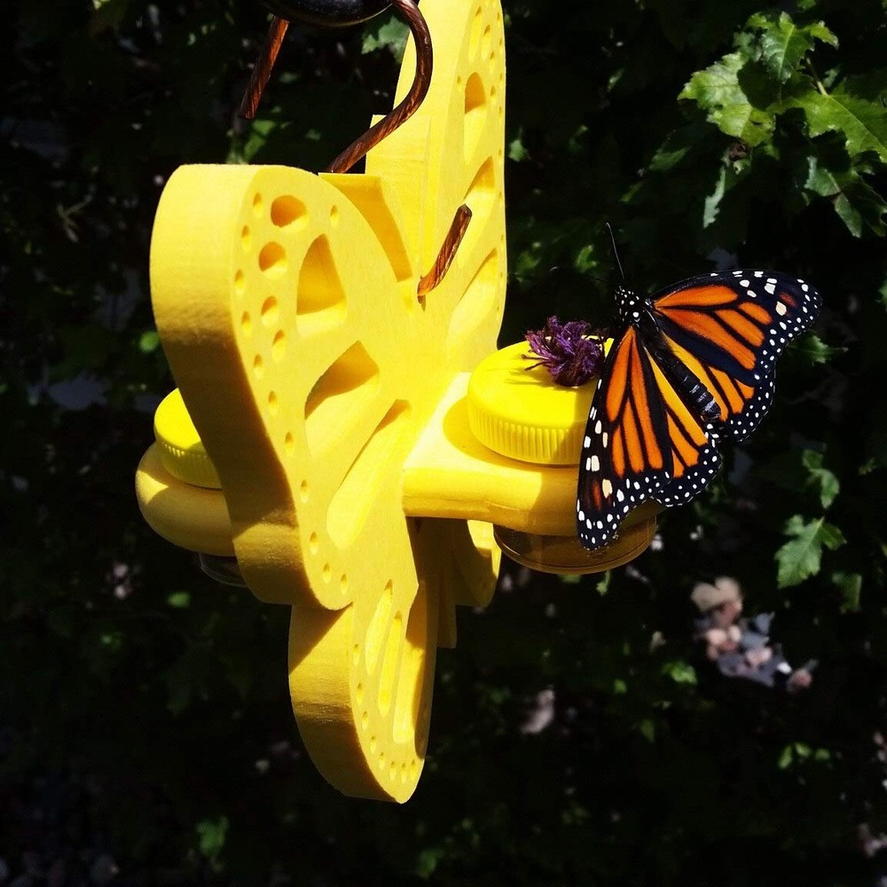 JCS Wildlife Double Nectar DOTS Hanging Butterfly Feeder