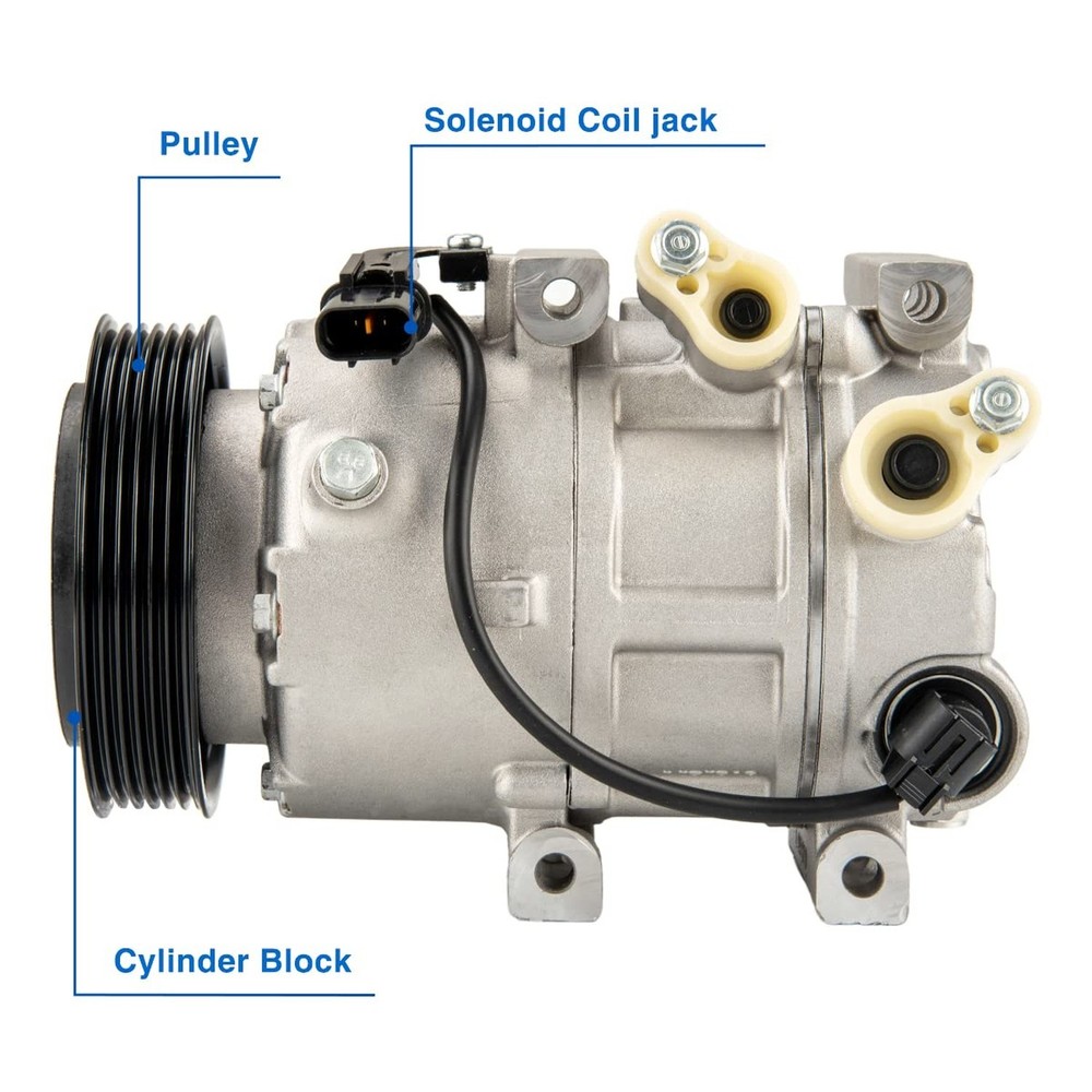 A/C Compressor, Air Conditioning Compressors Replacement For Sonata 2011, Opt...