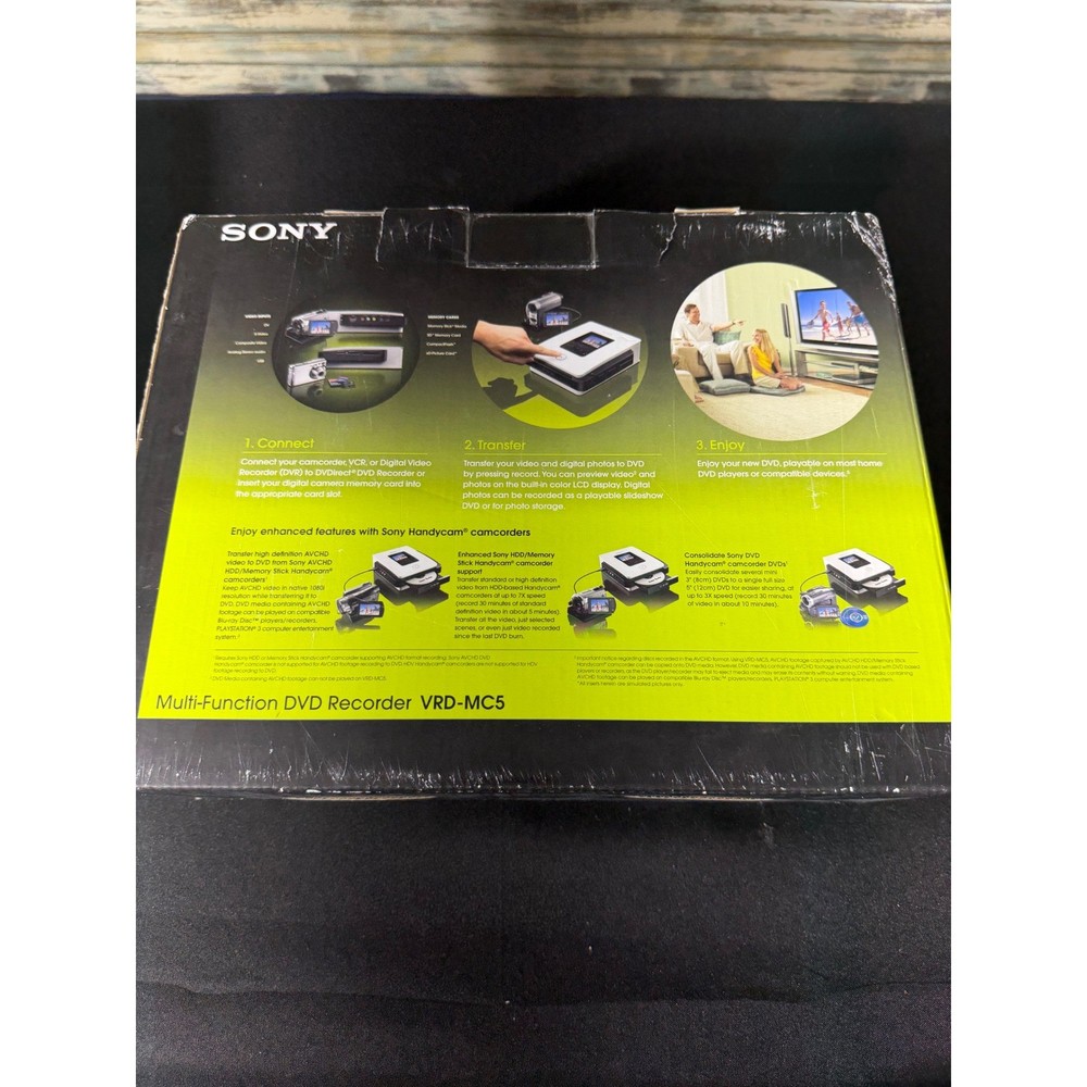 Sony VRD-MC5 DVDirect Multi-Function DVD Recorder White NEW Original Box