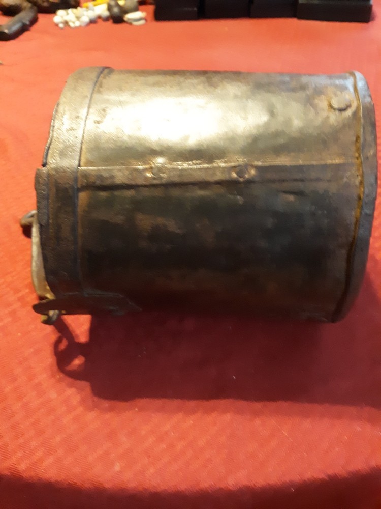 confederate tar/sponge iron cannon bucket