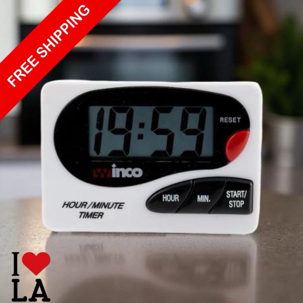 NEW Winco Digital Kitchen Cooking Timer