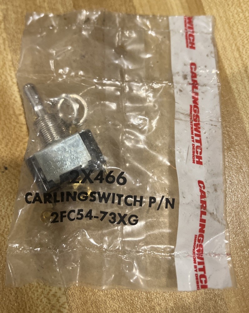 New Carlingswitch 2X466 Toggle Switch 2FC54-73XG