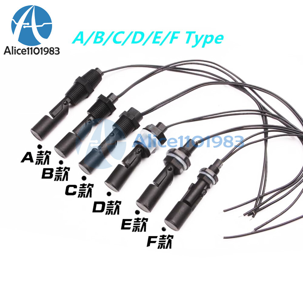 A/B/C/D/E Type Water Level Sensor Horizontal Liquid PP Float Switch For Pool