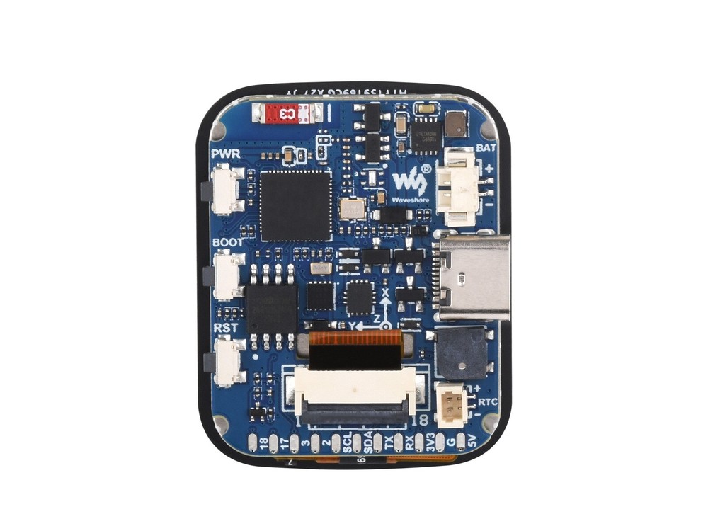 Waveshare ESP32-S3 1.69inch Touch Display Development Board, 240×280Micro LCD