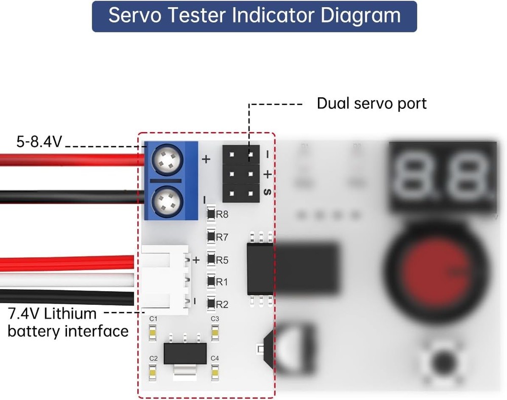 RC Digital Servo Tester 1 Channels Motor Controller 1ch