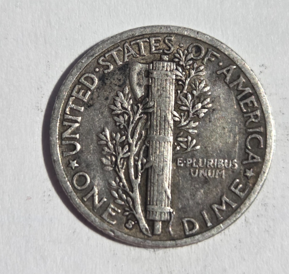 1936 S Mercury Dime