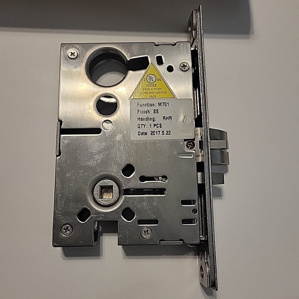 Mortise Lock Model M701 RHR Body Only