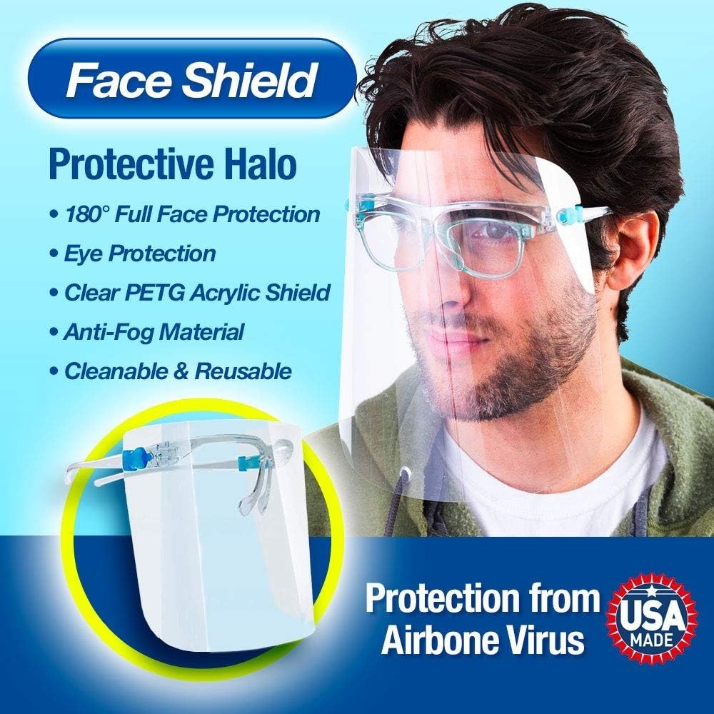 ArtToFrames Protective Face Shield Set of 5