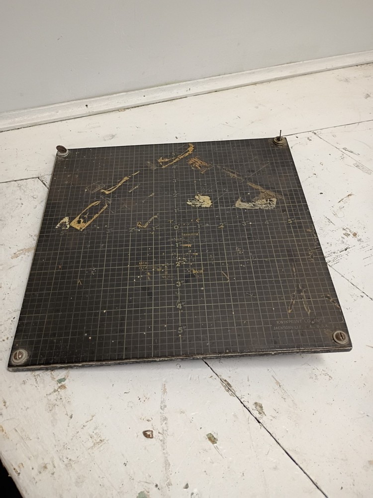 Kwikprint Hot Foil Stamp Machine Table.