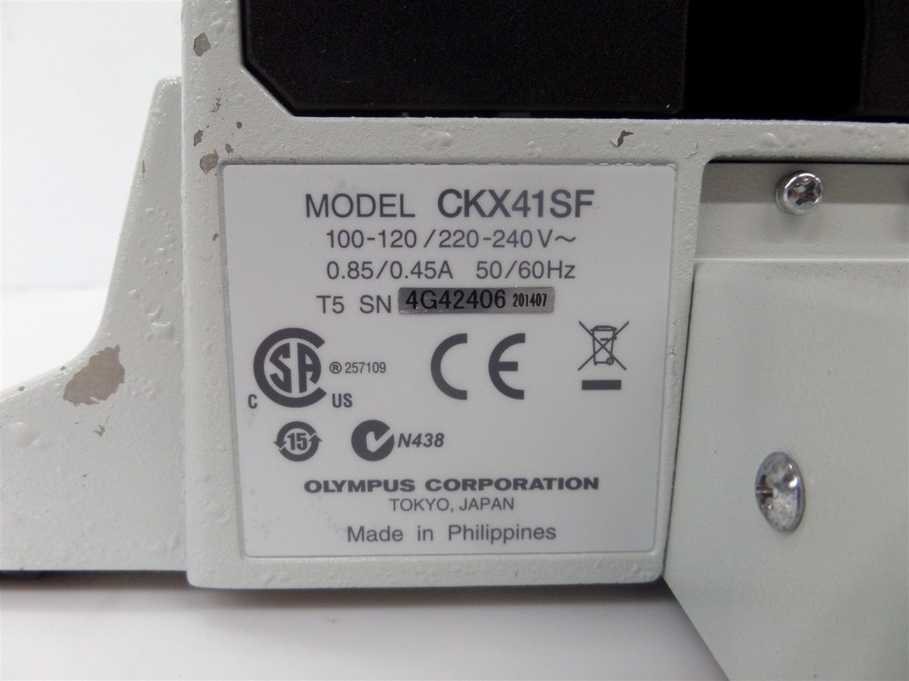 Olympus CKX41 Inverted Phase Contrast Microscope