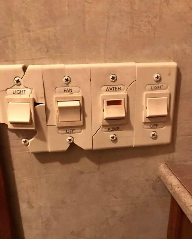 Fleetwood Ivory Switch Plates