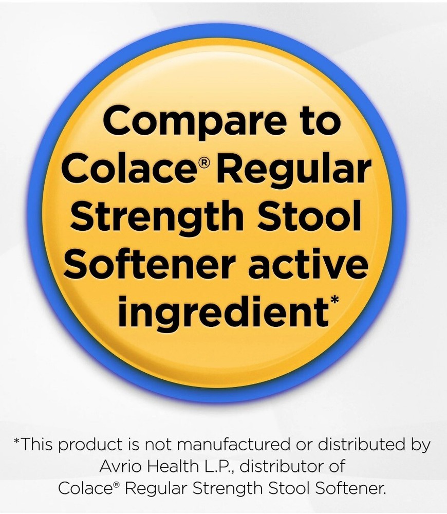 Equate Stool Softener Laxative Softgels for Constipation 400 count