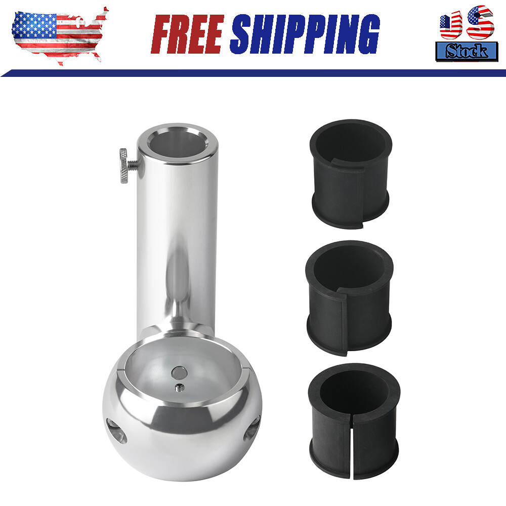 Boat Flag Pole Bracket Kits Rail Mount without Drilling 360 Degree Adjustable