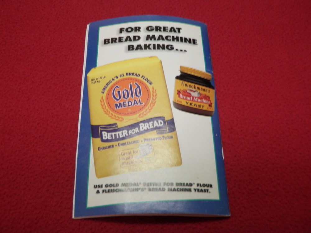 Bread Machine Recipes Booklet