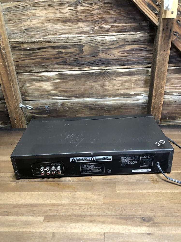 Vintage TECHNICS SH-8026 Stereo Graphic Equalizer