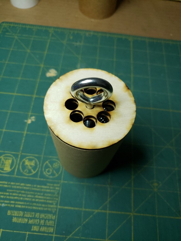 2.5" Baffle set For Flying Model Rocket kits laser cut ply eliminates wadding