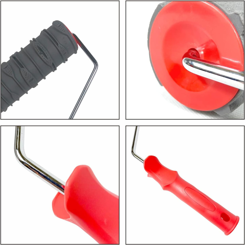 Hanroy 10'' Patterned Paint Roller for Wall Decoration Classic Brick Embossing T