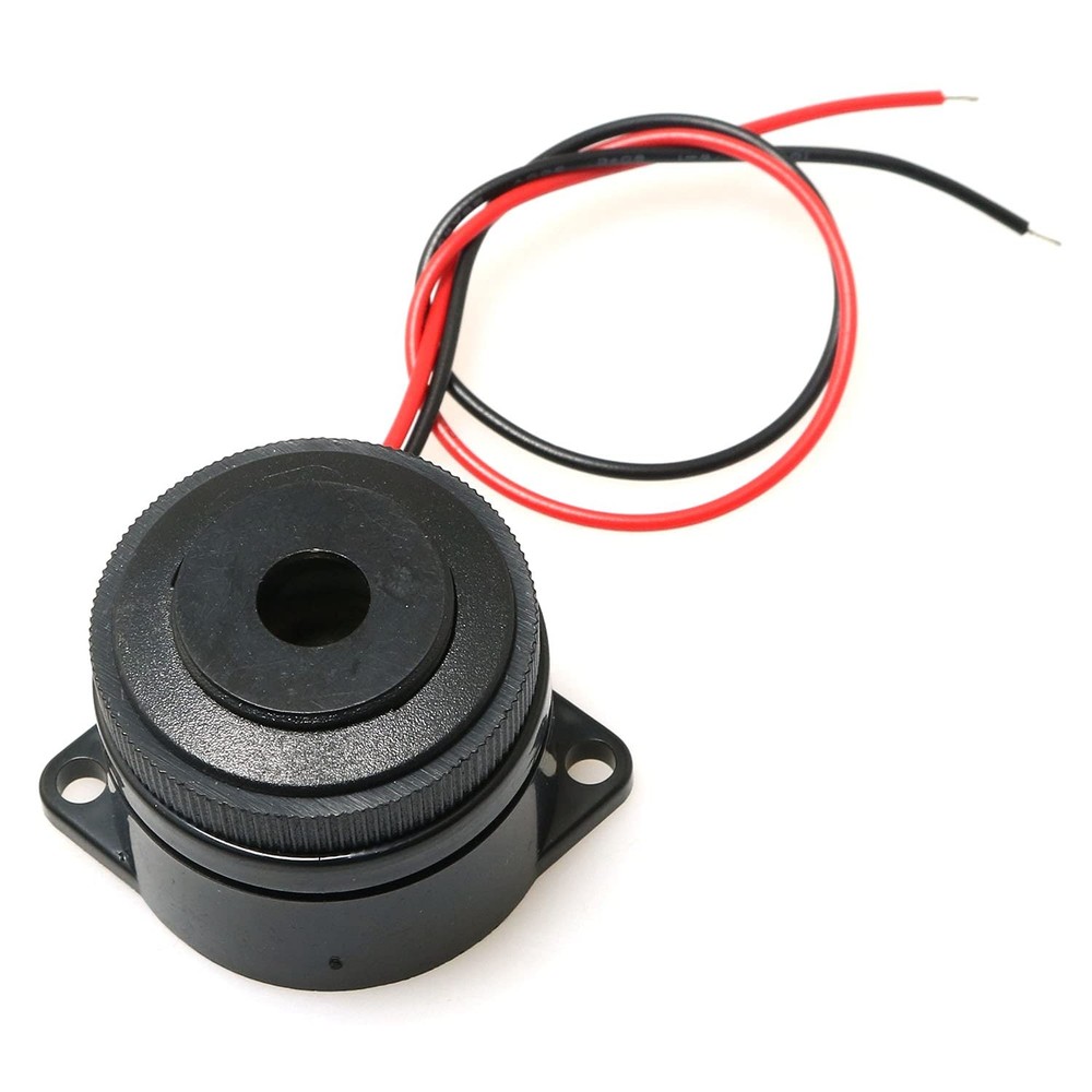 RLECS 2pcs Active Electronic Buzzer Alarm Sounder Continuous 90dB Beep Black