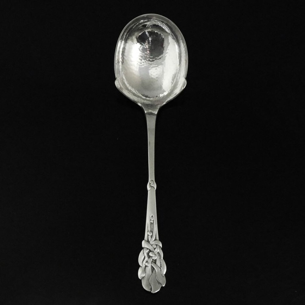 Heimbürger Silver Serving Spoon - Mistletoe / Mistelten
