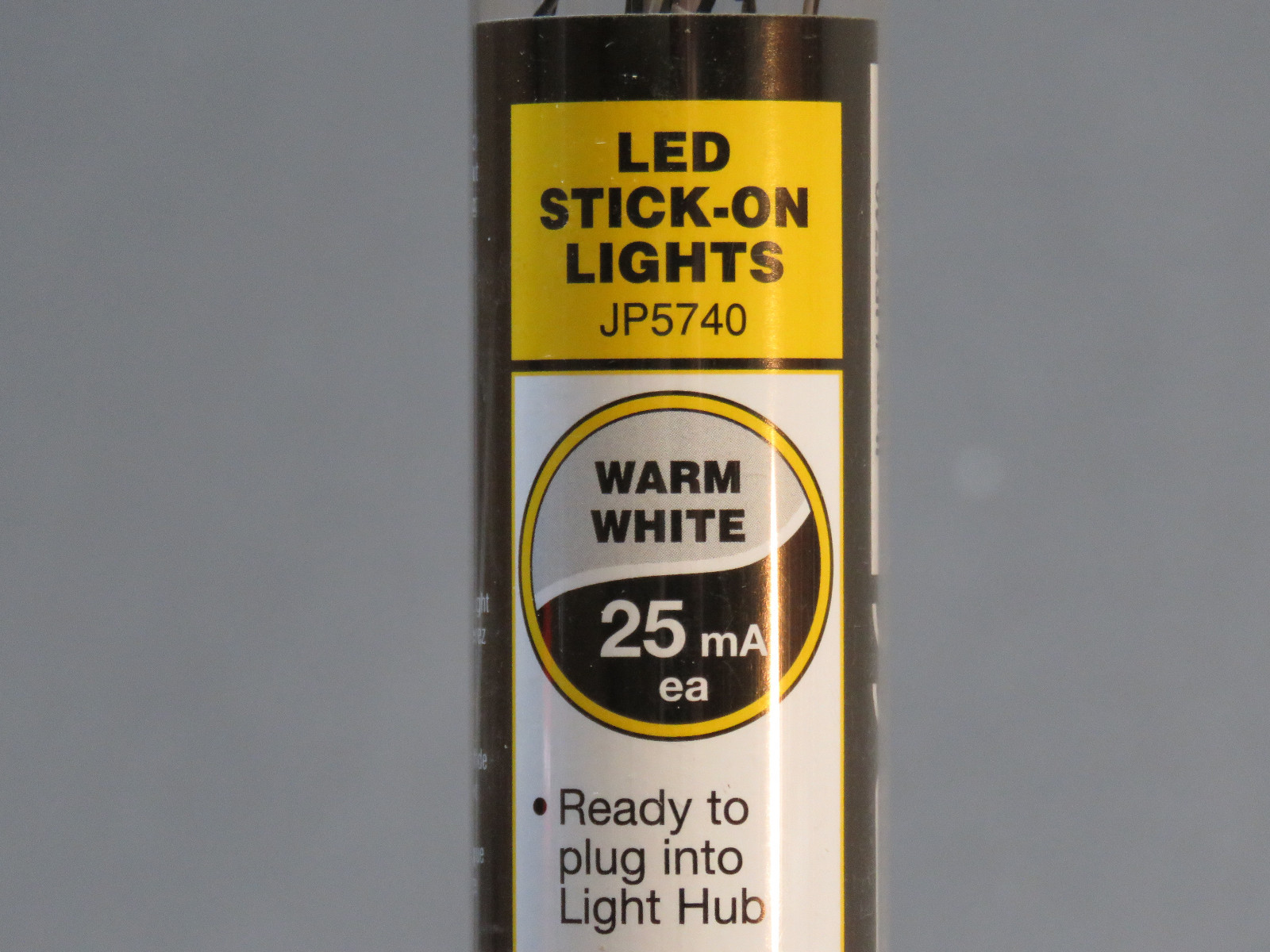 WOODLAND SCENICS STICK ON LIGHT JUST PLUG LIGHTING SYSTEM LED WARM WHITE WDS5740