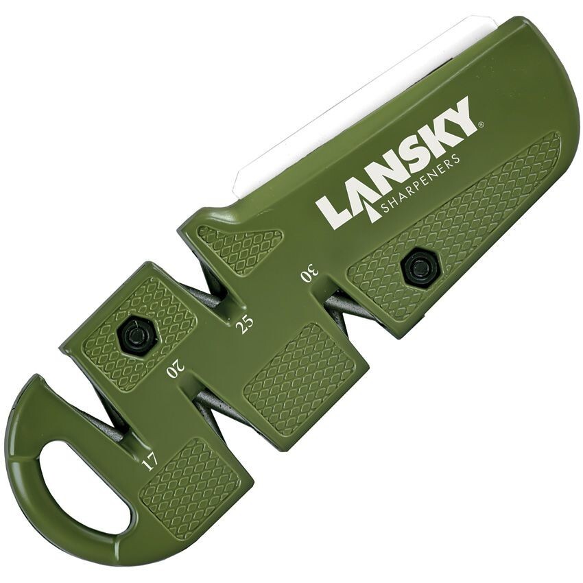 Lansky Multi-Angle D-Sharp For Knife Sharpening Ceramic Benchstone V-Grooves