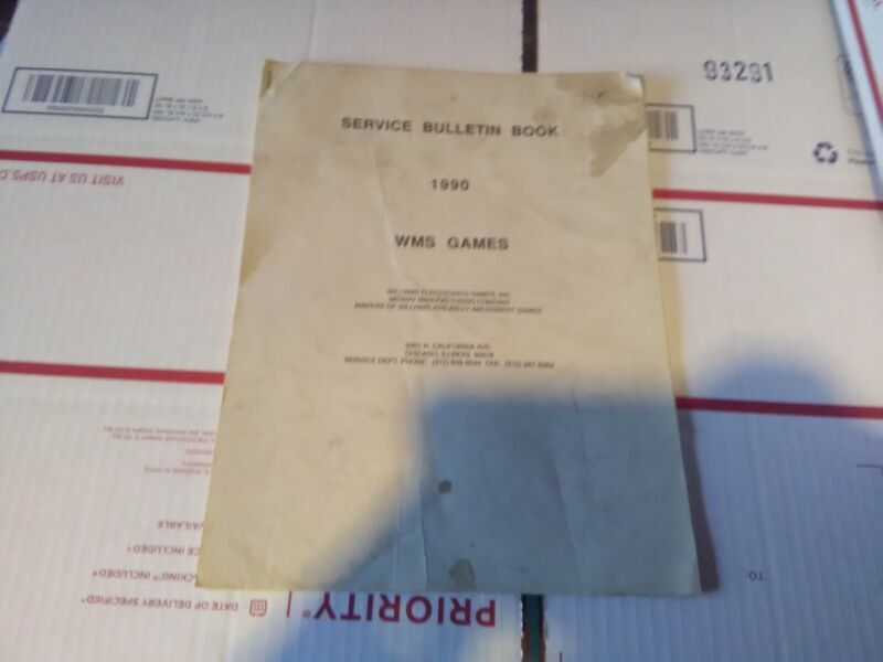 wms games arcade service manual