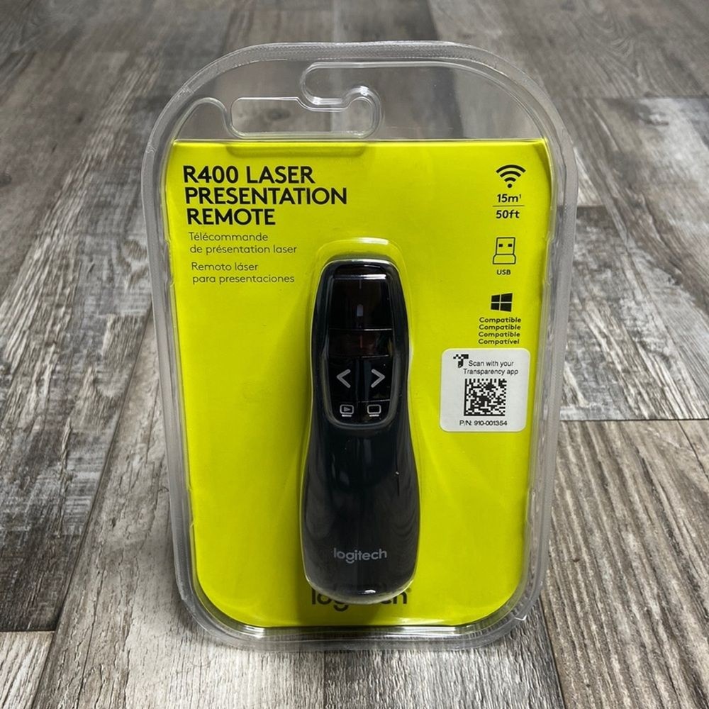 logitech r400 laser presentation remote