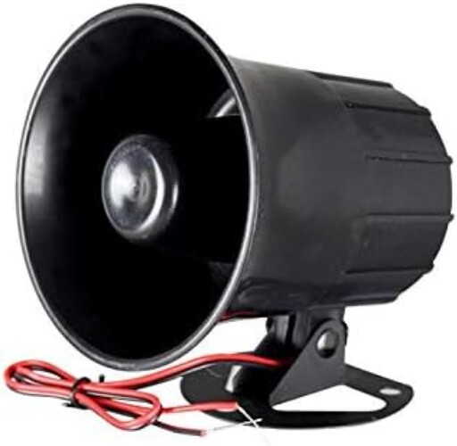 Powerful Blaring Wired Alarm Siren - Versatile - High-Decibel - Security
