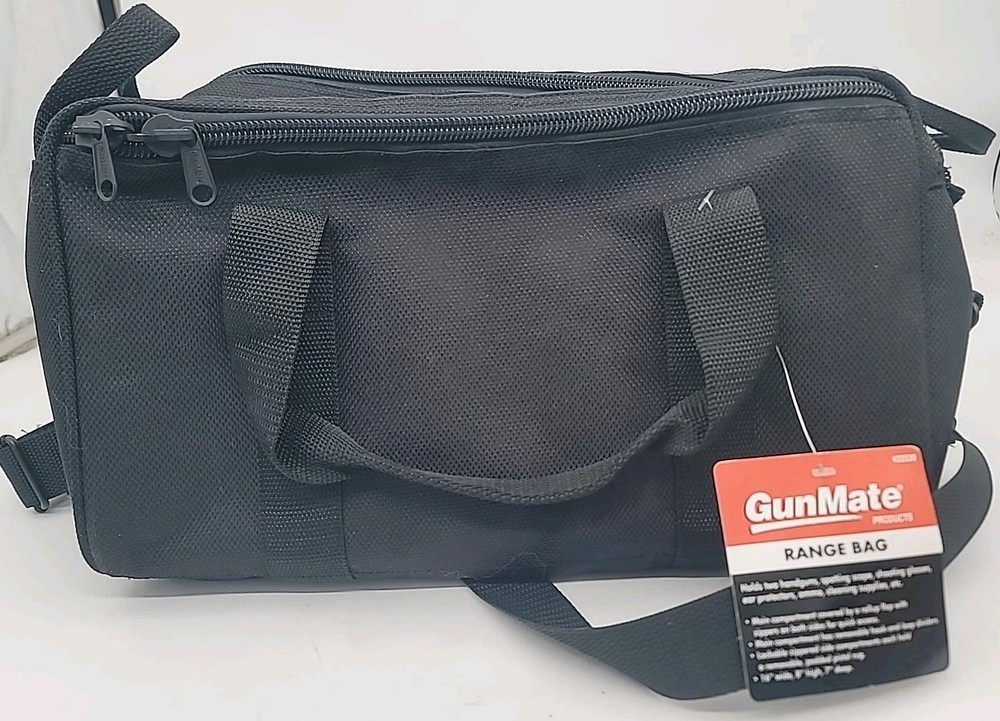 GunMate Range Bag with Removable Hook & Loop Dividers Black, NOS, New in Package