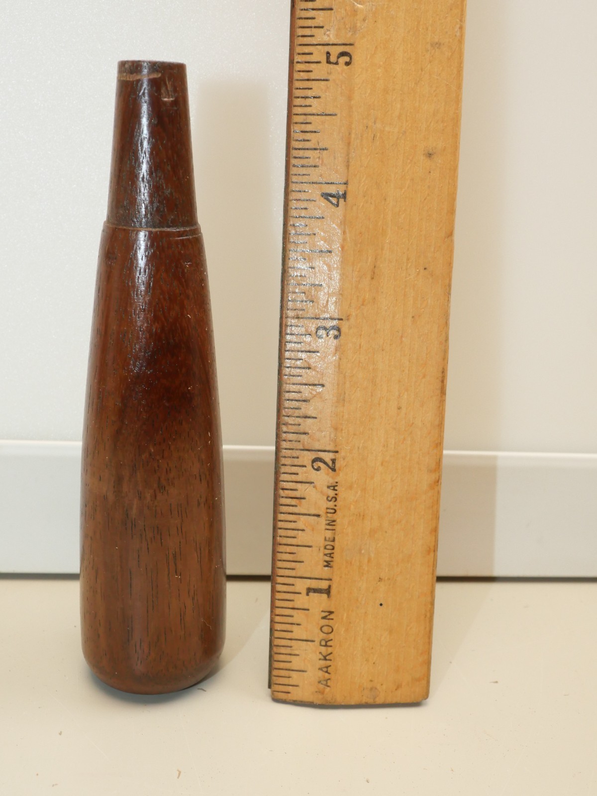 Rosewood Socket Chisel Handle for Tool Restoration, New