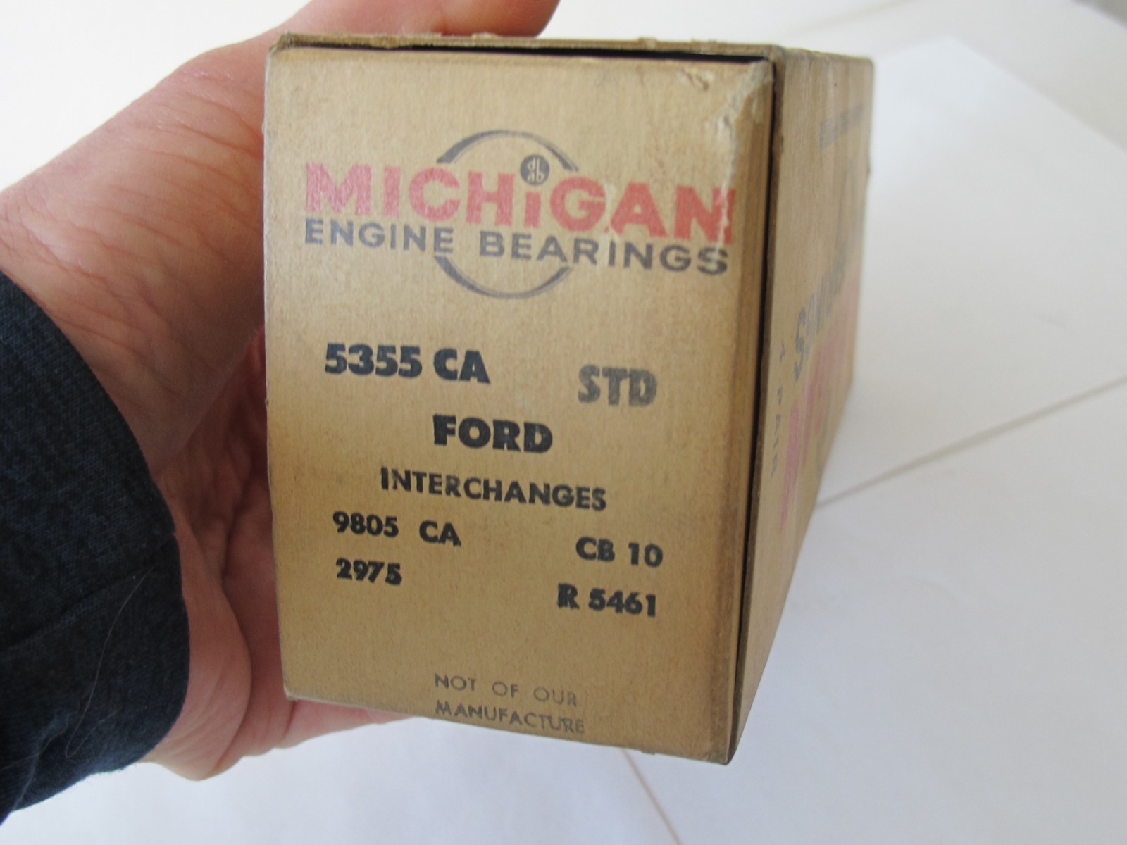 For Ford Michigan Engine Bearing 5355CA Std NOS (4) pair Detroit DAB