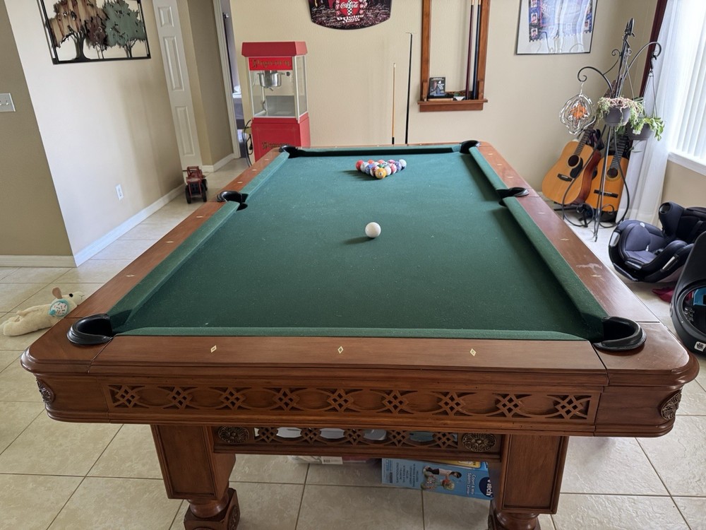 Thomas Aaron CT467 Billiards Pool Table Serial 50110450 Stuart Florida
