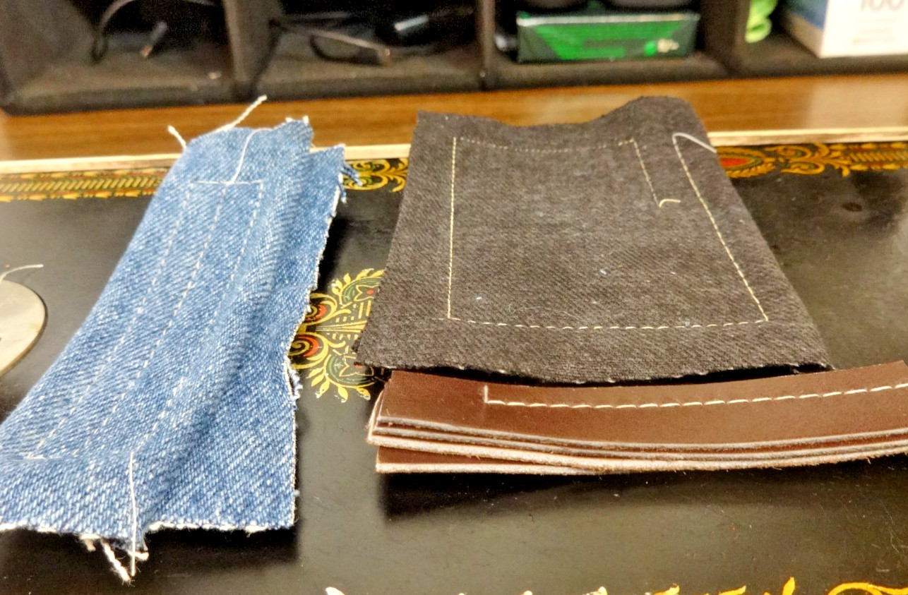 SERVICED - 1923 SINGER 66 REDEYE Sewing Machine w/Hand Crank - Leather, Denim