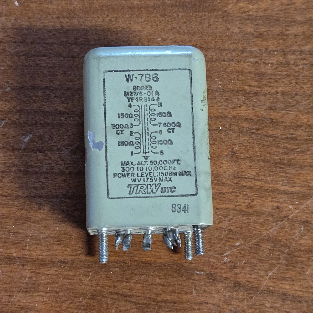 Vintage TRW UTC W-786 Transformer