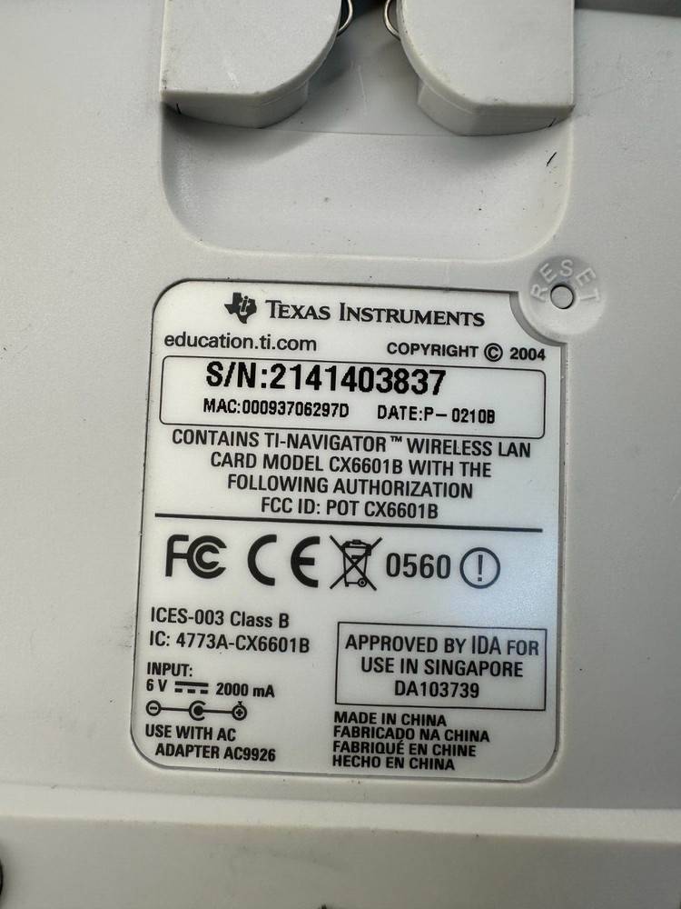 Texas Instruments Ti-Navigator Wireless Lan Units CX6601B