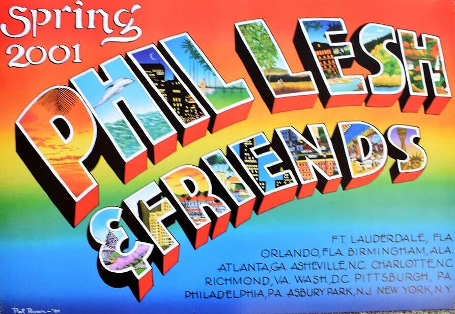 Phil Lesh & Friends Concert Poster Spring 2001