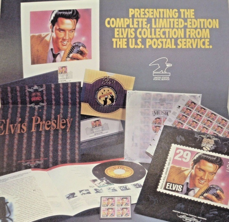 10! 1993 United States Postal Service Limited Edition Elvis Collection Order Set