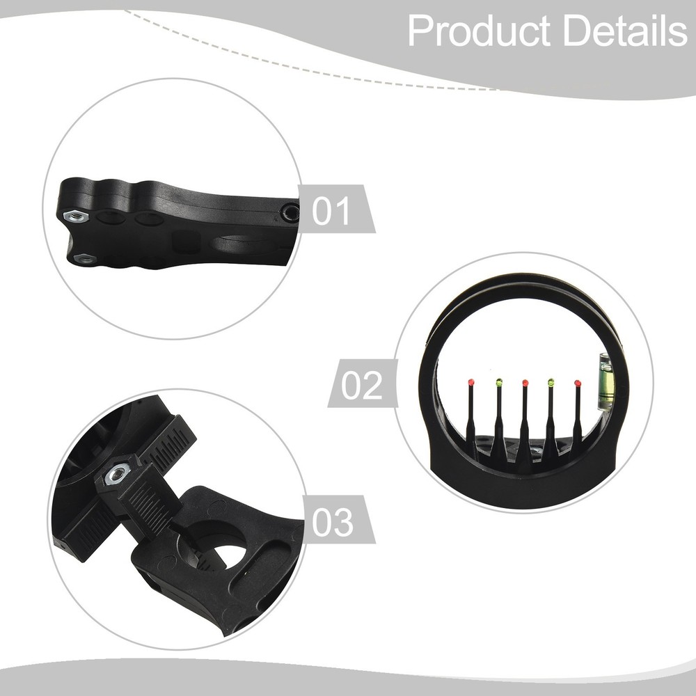Compact and Lightweight Composite Sight for Recurve Bow Improve Your Aim