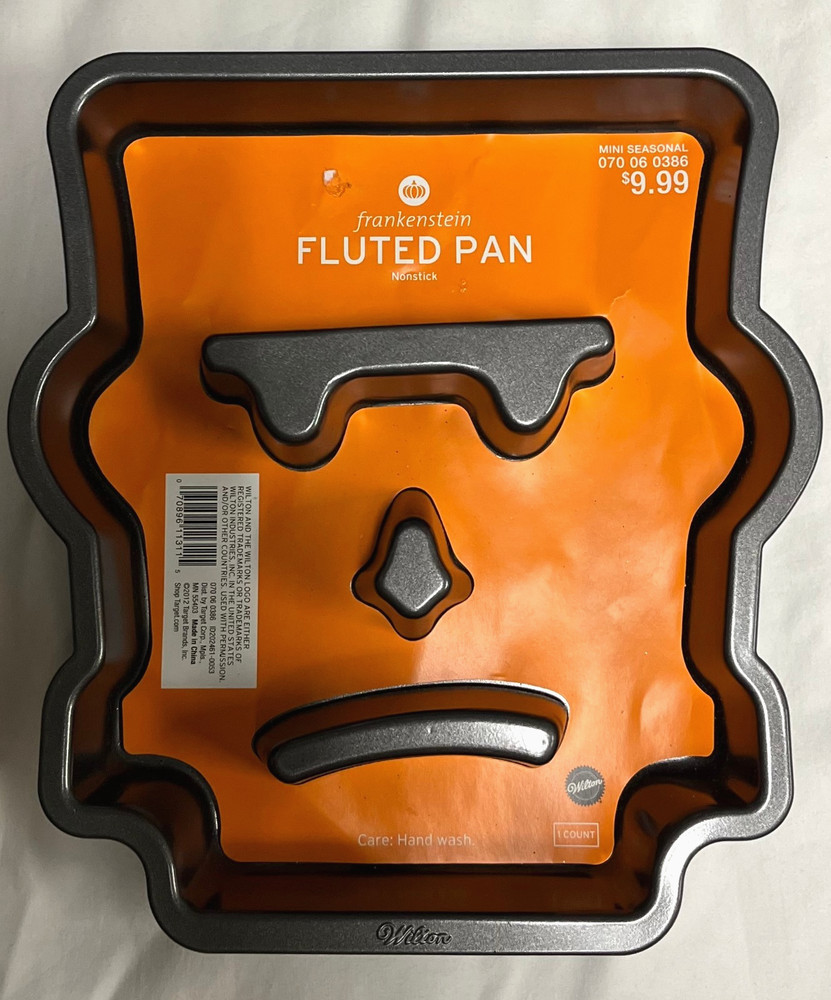 Wilton Halloween Cake Pan Frankenstein Head