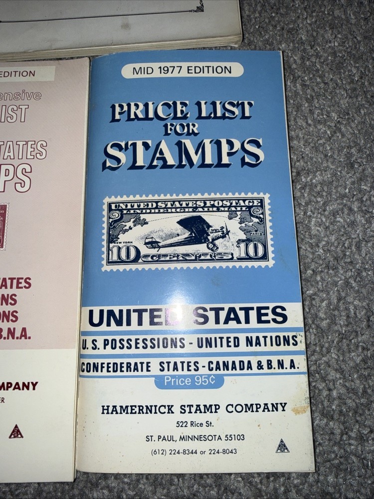 SCOTT And Two Hamernick U.S Postage Price Lists H3
