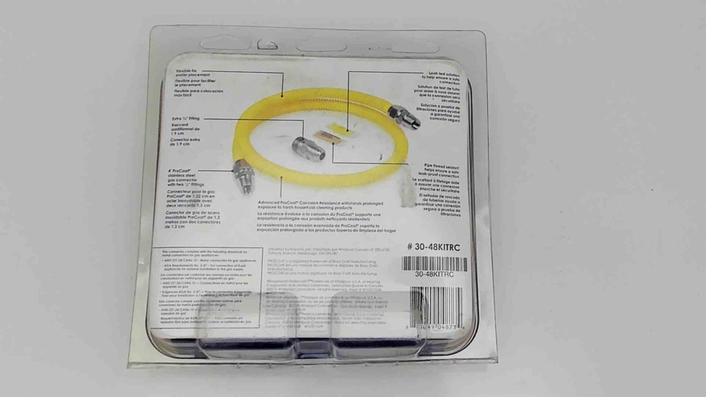 Whirlpool 30-48KITRC Gas Range Connector Kit MP-034 APS