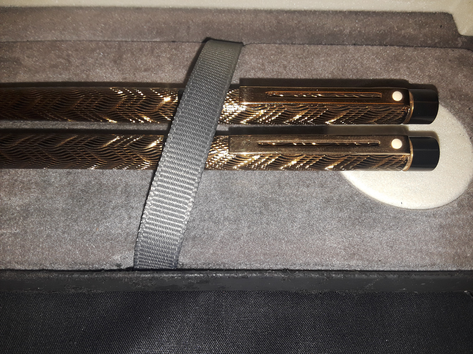 Vintage 14K Sheaffer 276 Black & Gold Writing Instrument Set (Brand New!)