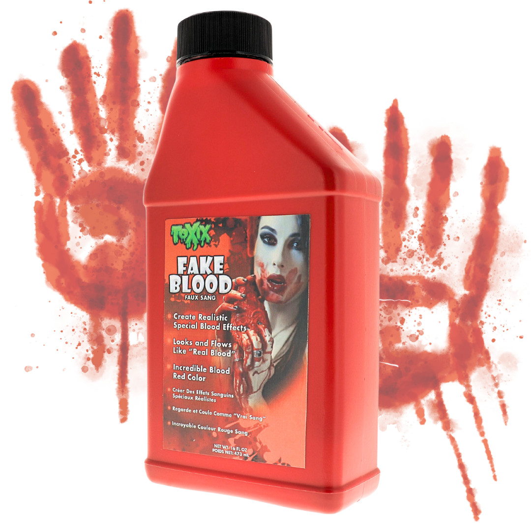 Fake Blood 16 Oz TOXIX - Monster Gore, Vampire Blood, Halloween, Cosplay, SFX
