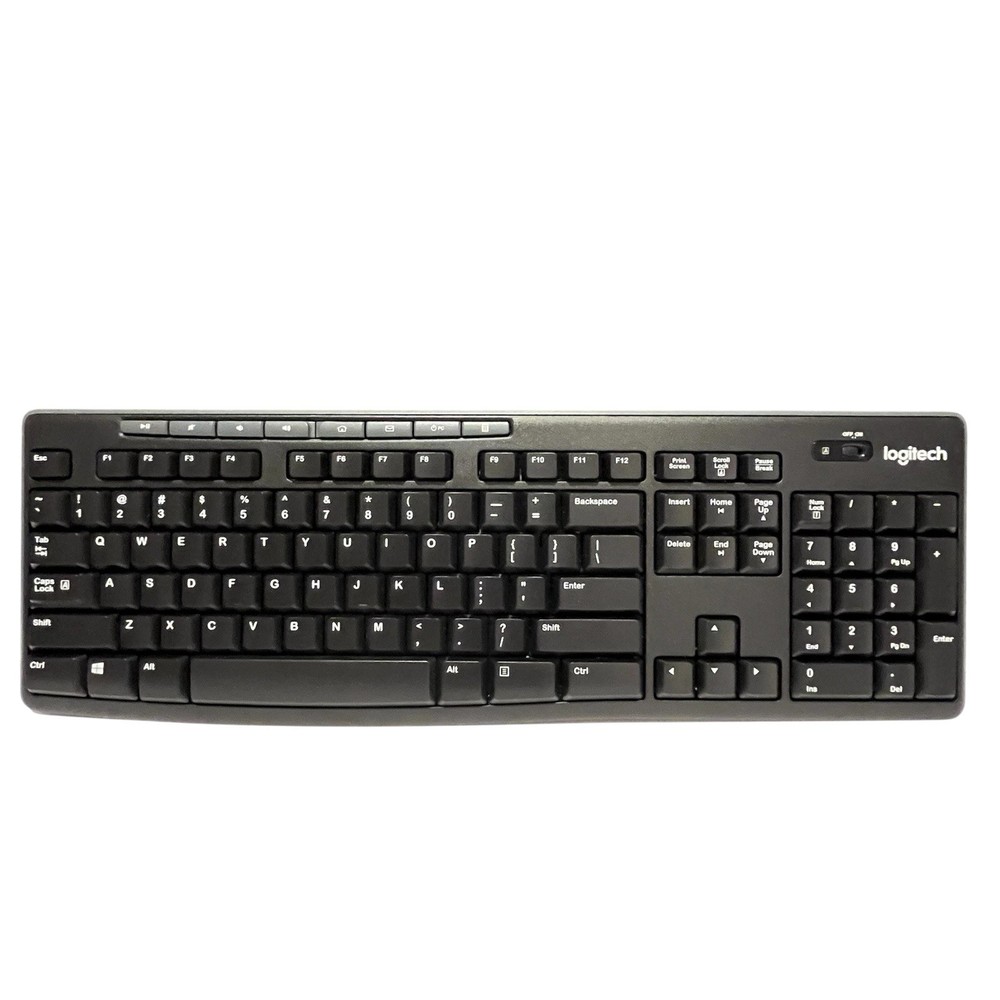 Logitech MK270 Full Wireless Keyboard & Mouse Combo-NO USB RECEIVER-NOT TESTED!!