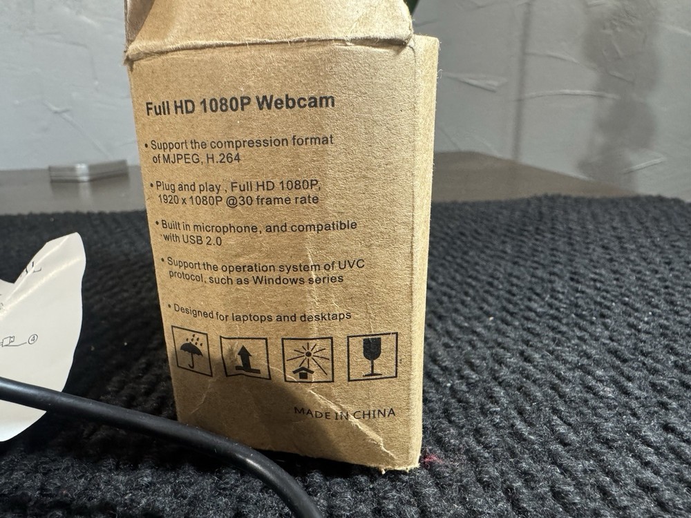 Full HD 1080 Webcam, Open Box