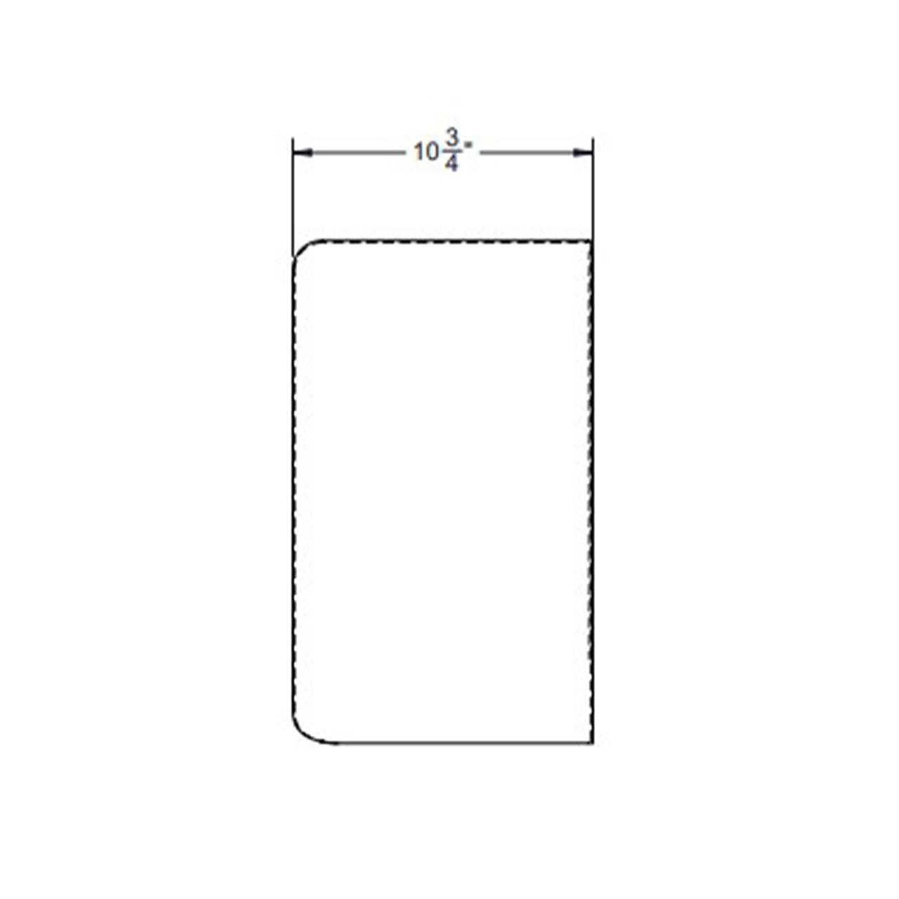 2 Pack - 32x10.75" Single Axle Smooth Aluminum Trailer Fenders with Back Plates